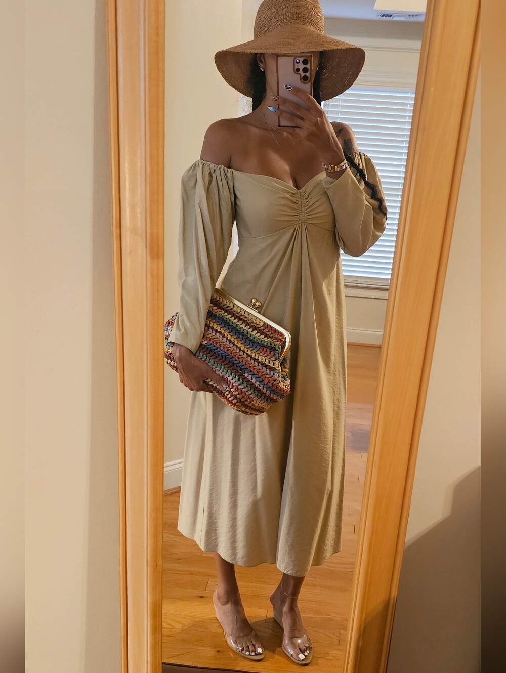 A.L.C. Calley Off the Shoulder Maxi Dress US6-Retail $595 EUC